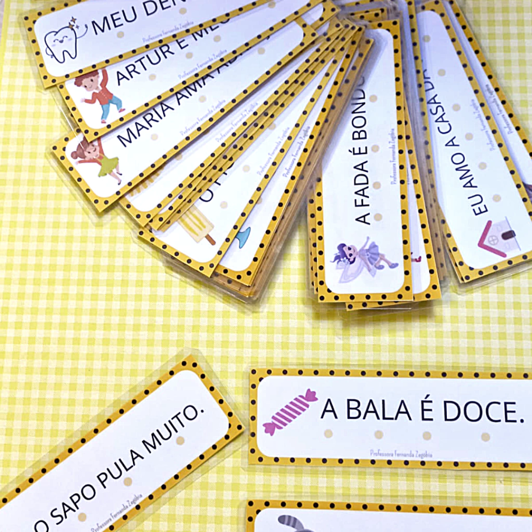 FICHAS PARA TREINO DE LEITURA