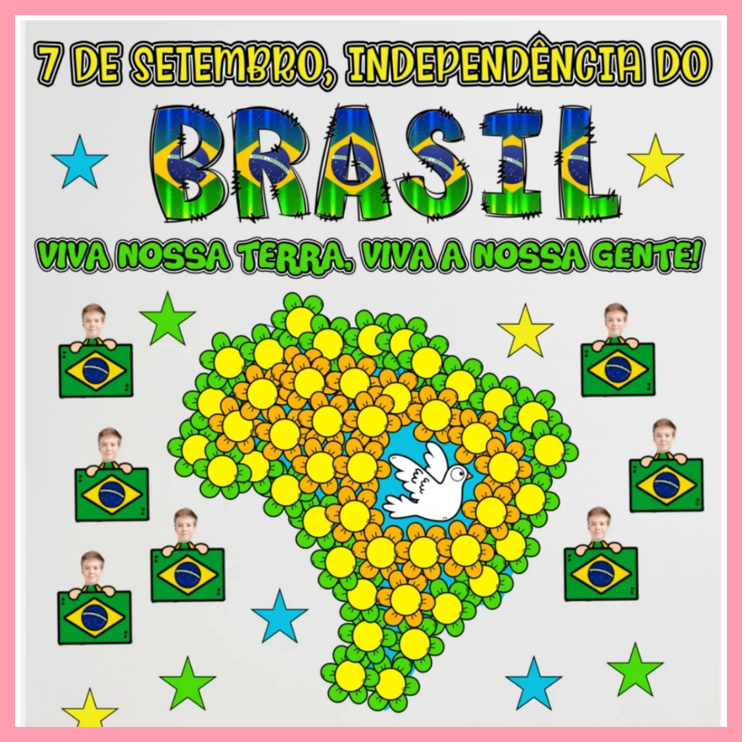 PAINEL + CENÁRIO 3D 7 DE SETEMBRO
