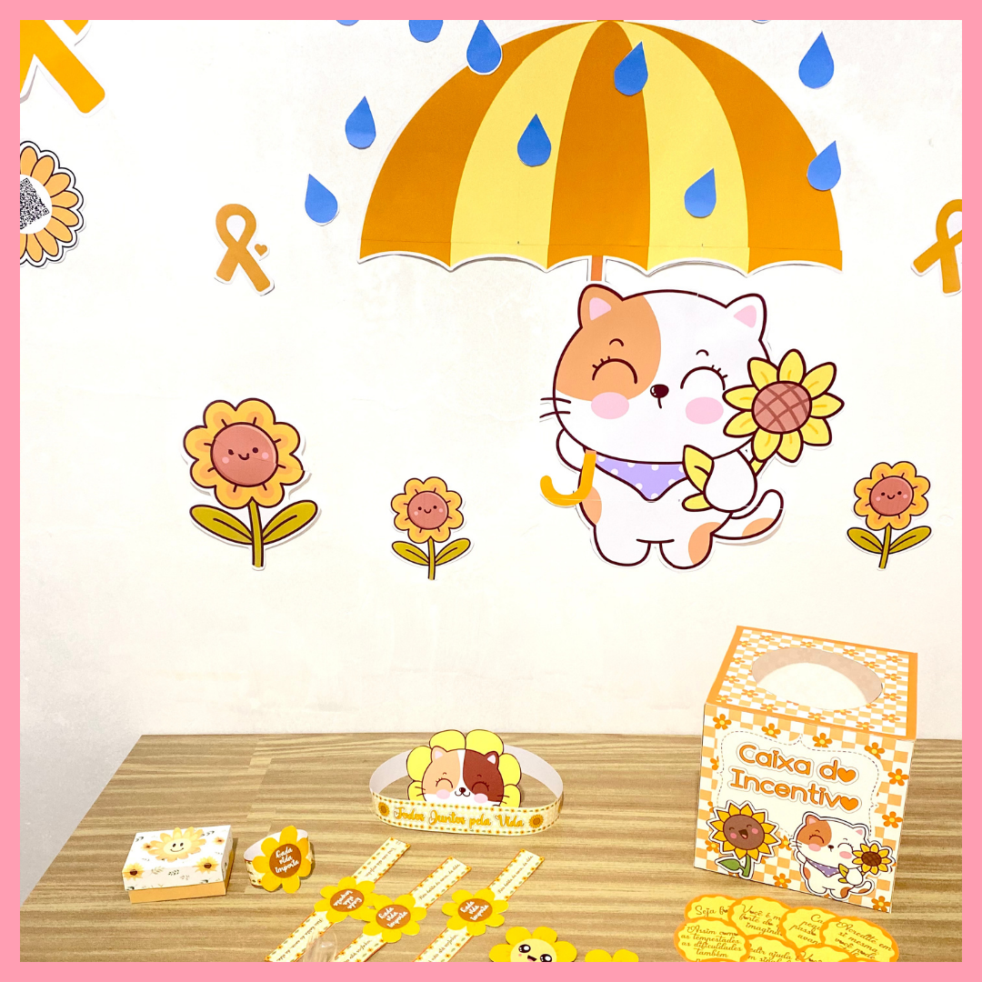 Kit Setembro Amarelo: Espalhando Luz e Apoio em Qualquer Idade!