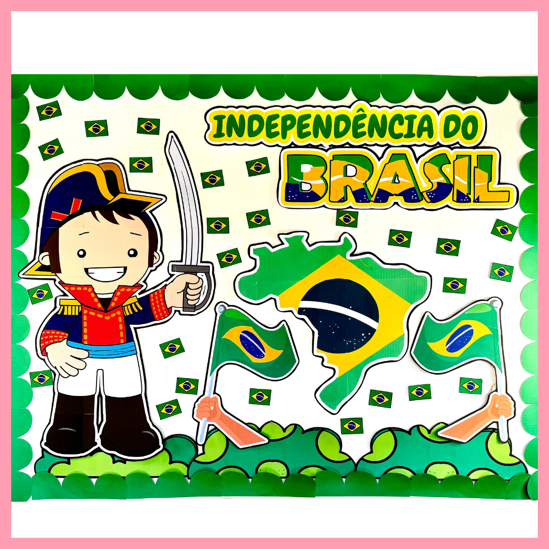 KIT INDEPENDÊNCIA DO BRASIL - CORES VIBRANTES