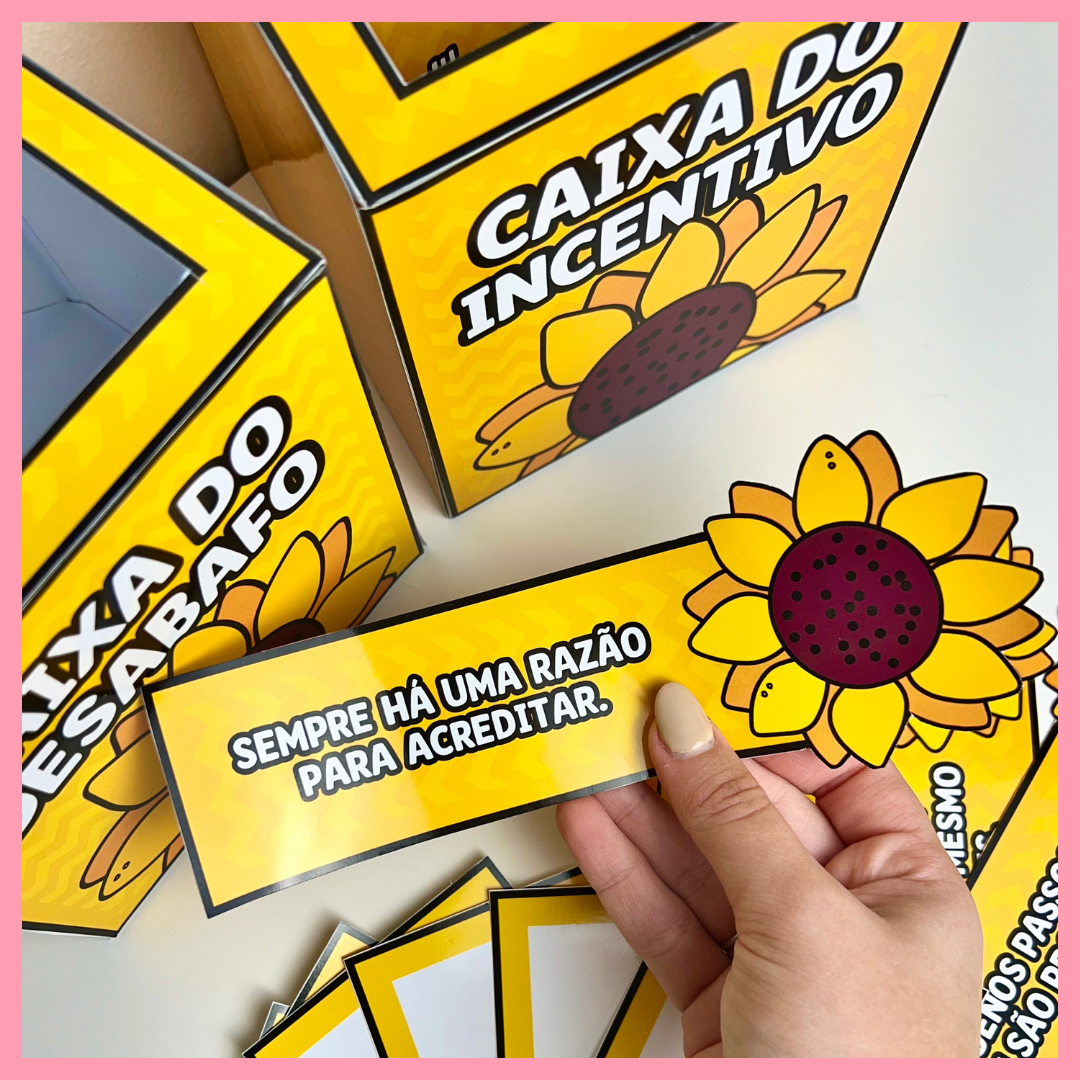 CAIXAS DO INCENTIVO À VIDA - SETEMBRO AMARELO