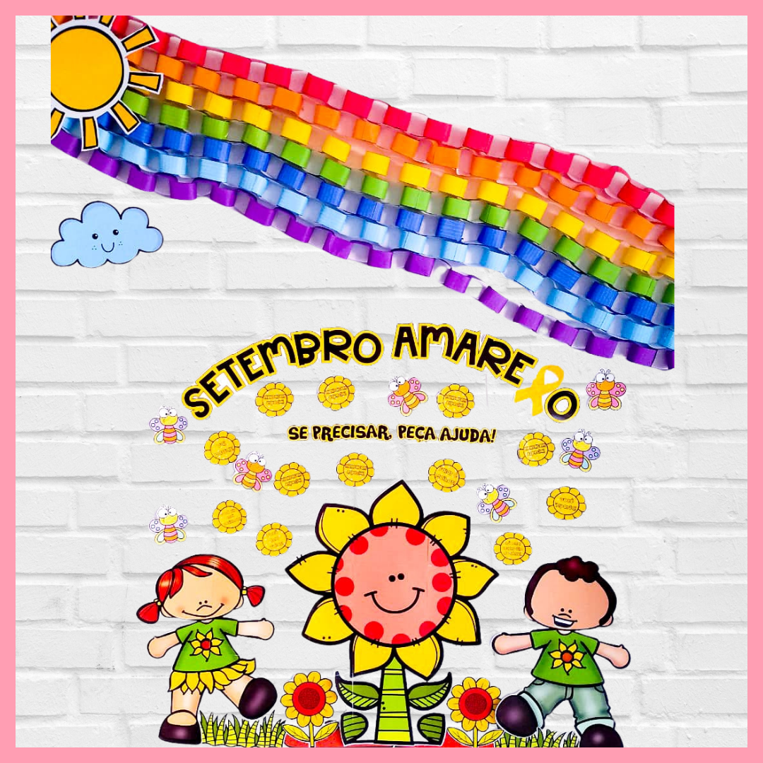KIT SETEMBRO AMARELO - ARCO-ÍRIS 