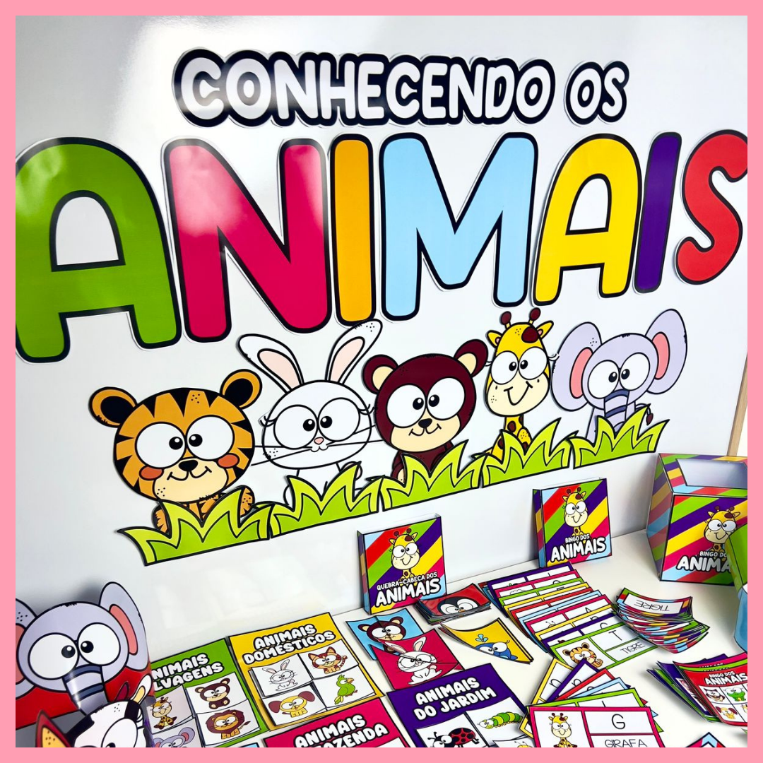 KIT CONHECENDO OS ANIMAIS