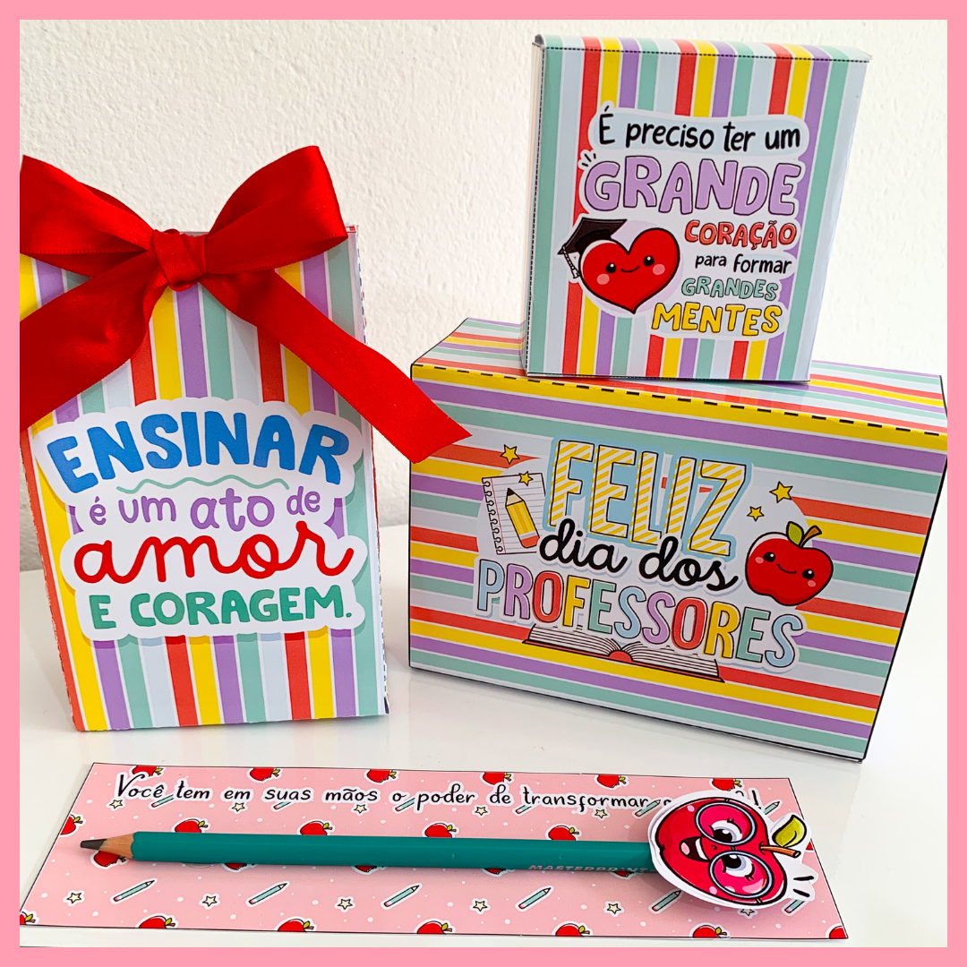 KIT - LEMBRANCINHAS DIA DOS PROFESSORES