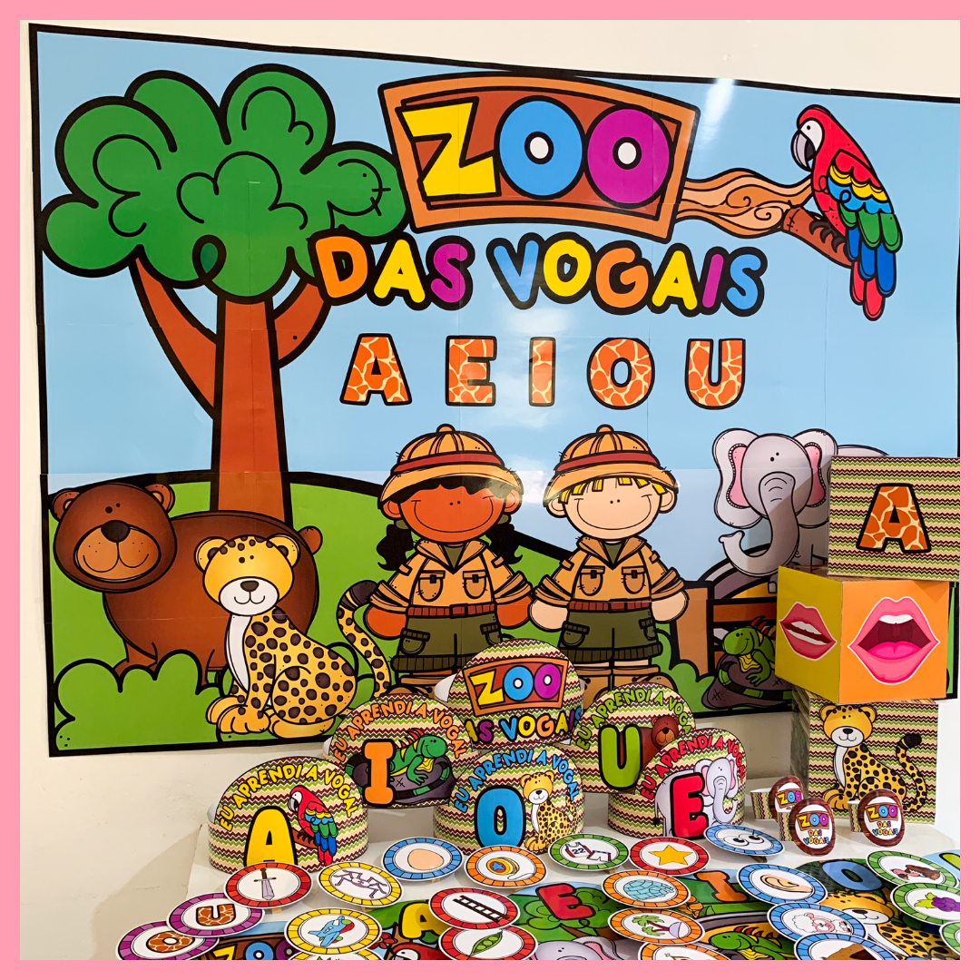 KIT ZOOLÓGICO DAS VOGAIS