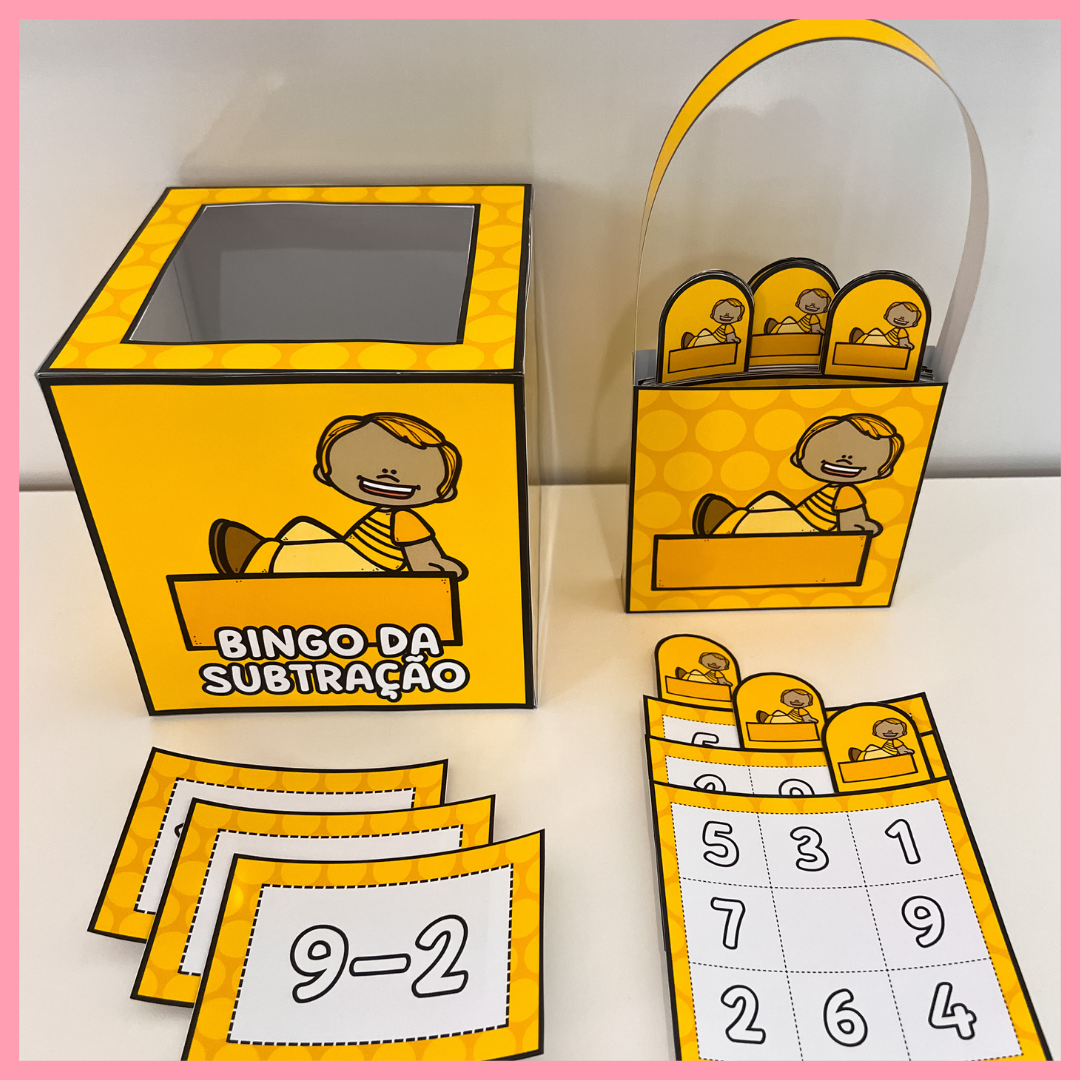 2- BINGO DA SUBTRAÇÃO