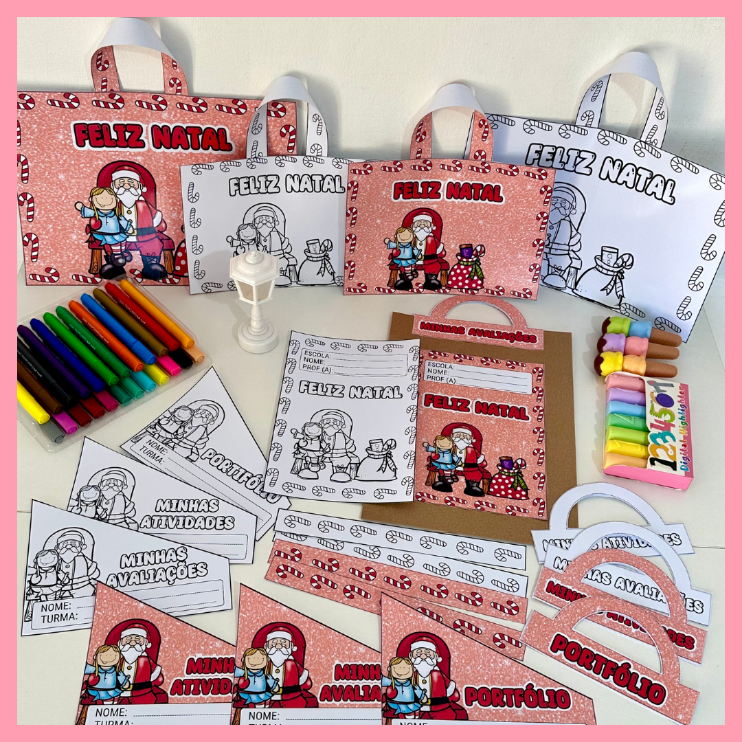 KIT CAPAS DE ATIVIDADES - TEMA PAPAI NOEL
