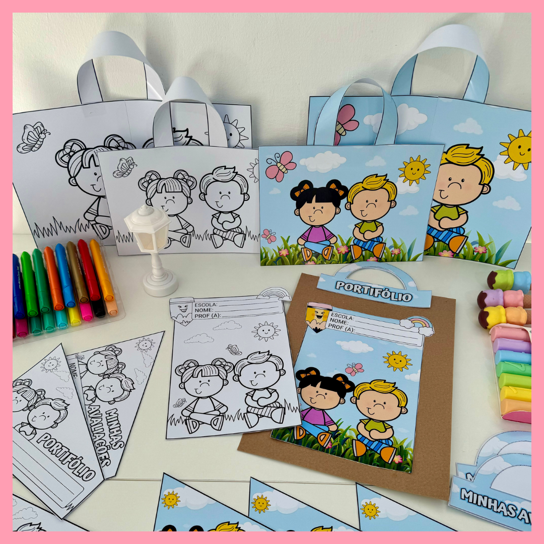 KIT CAPAS DE ATIVIDADES - TEMA JARDIM