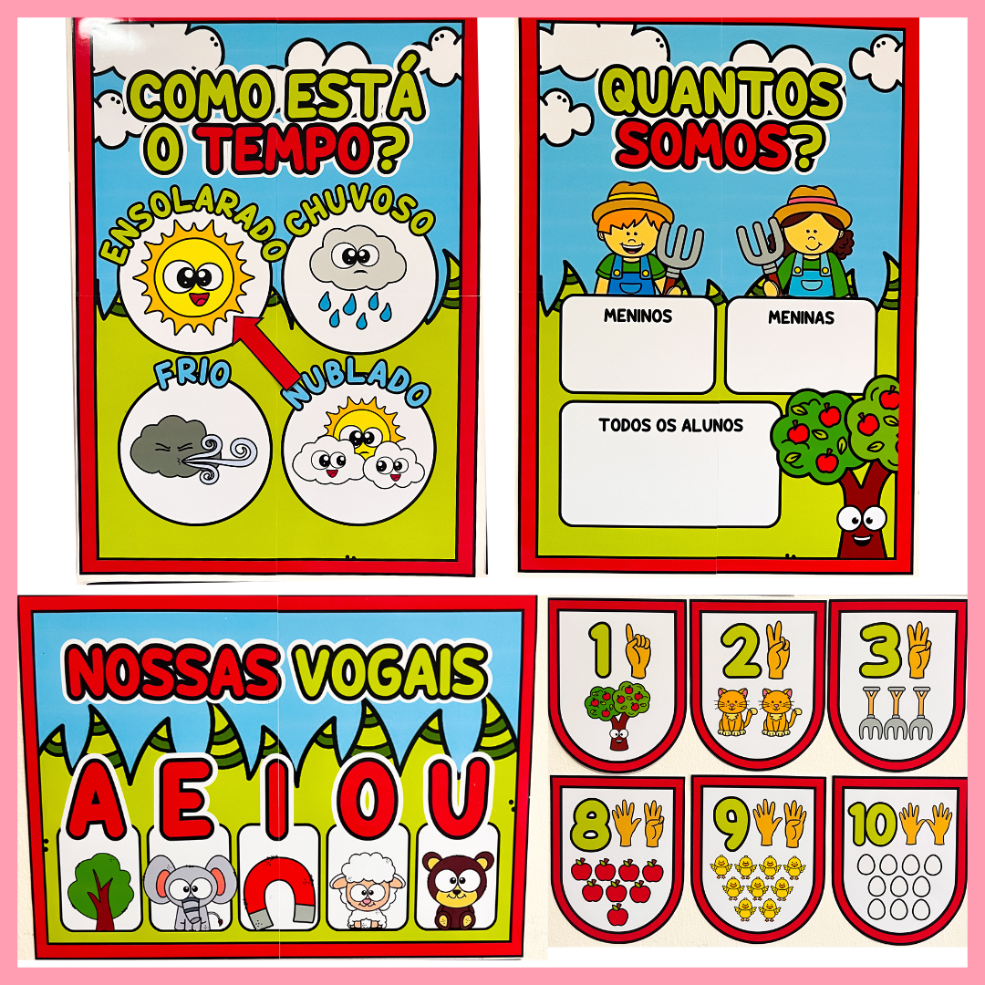 KIT DE SALA - TEMA FAZENDINHA