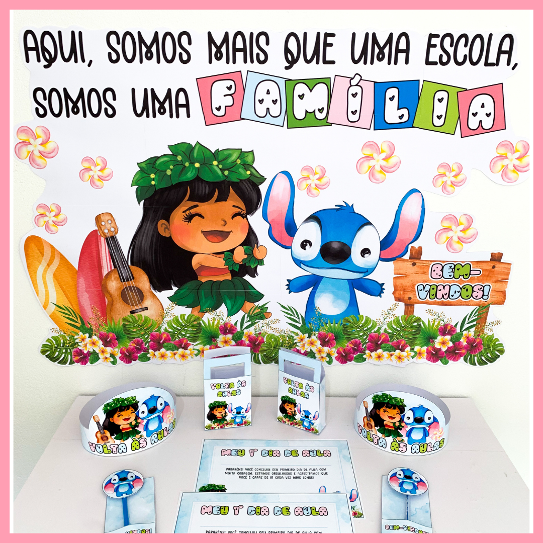 Kit Volta às Aulas - Tema Stitch