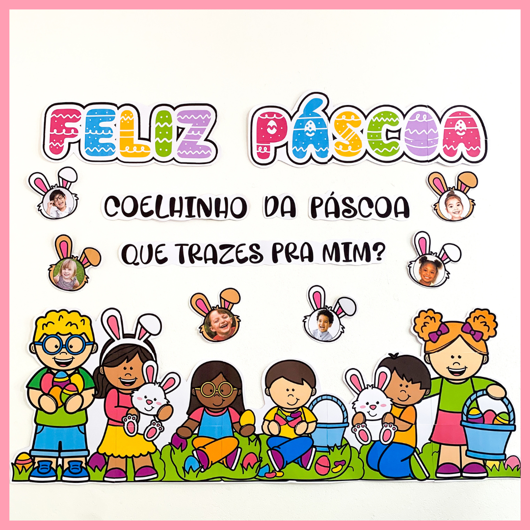 PAINEL DE PÁSCOA COELHINHOS