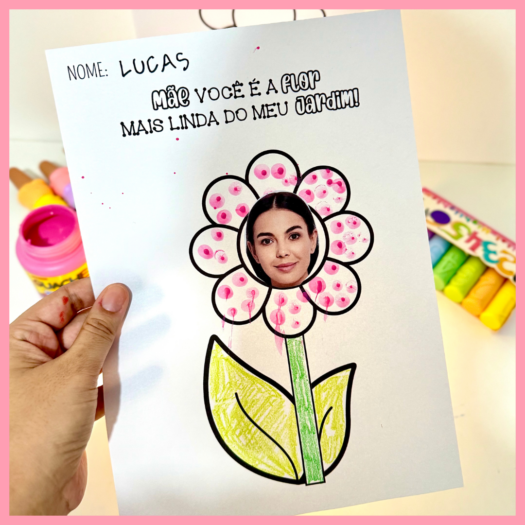 ATIVIDADE DE ARTES 3 - TEMA DIA DAS MÃES