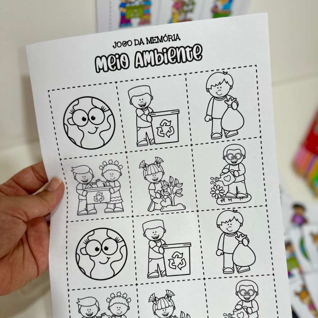 JOGO DA MEMÓRIA – TEMA MEIO AMBIENTE – Casinha do Saber Atividades