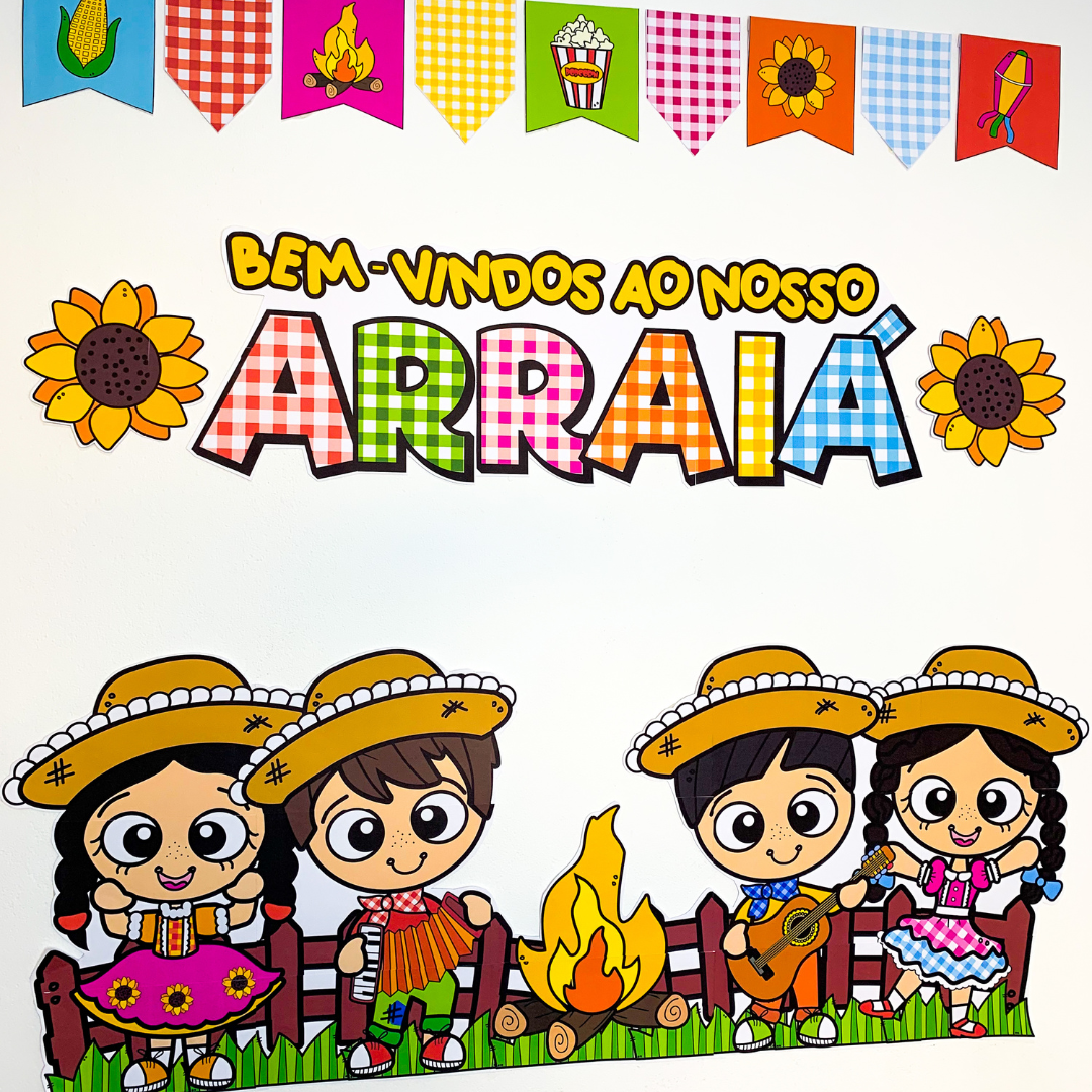 PAINEL ARRAIÁ – FESTA JUNINA – Casinha do Saber Atividades