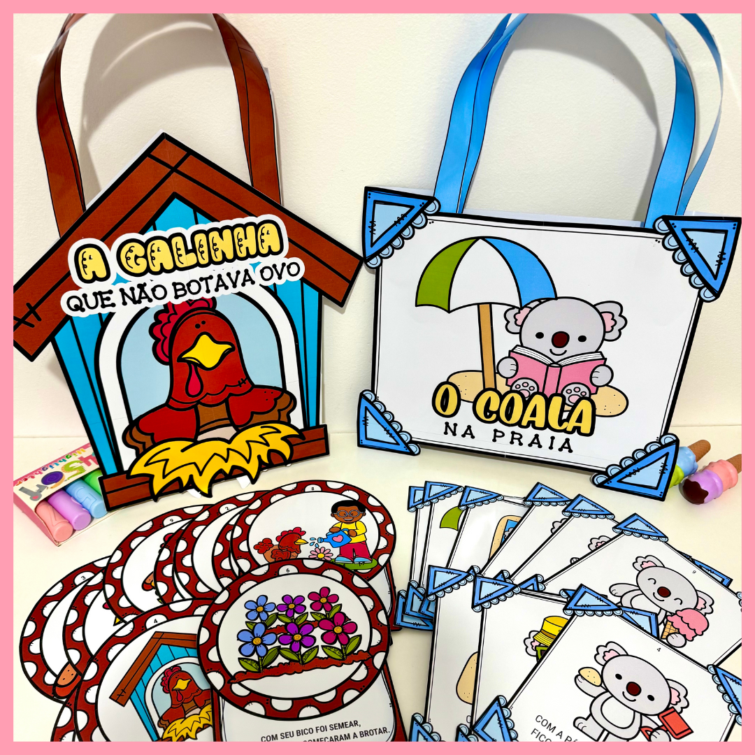 COMBO - 2 HISTÓRIAS RIMADAS NA SACOLA