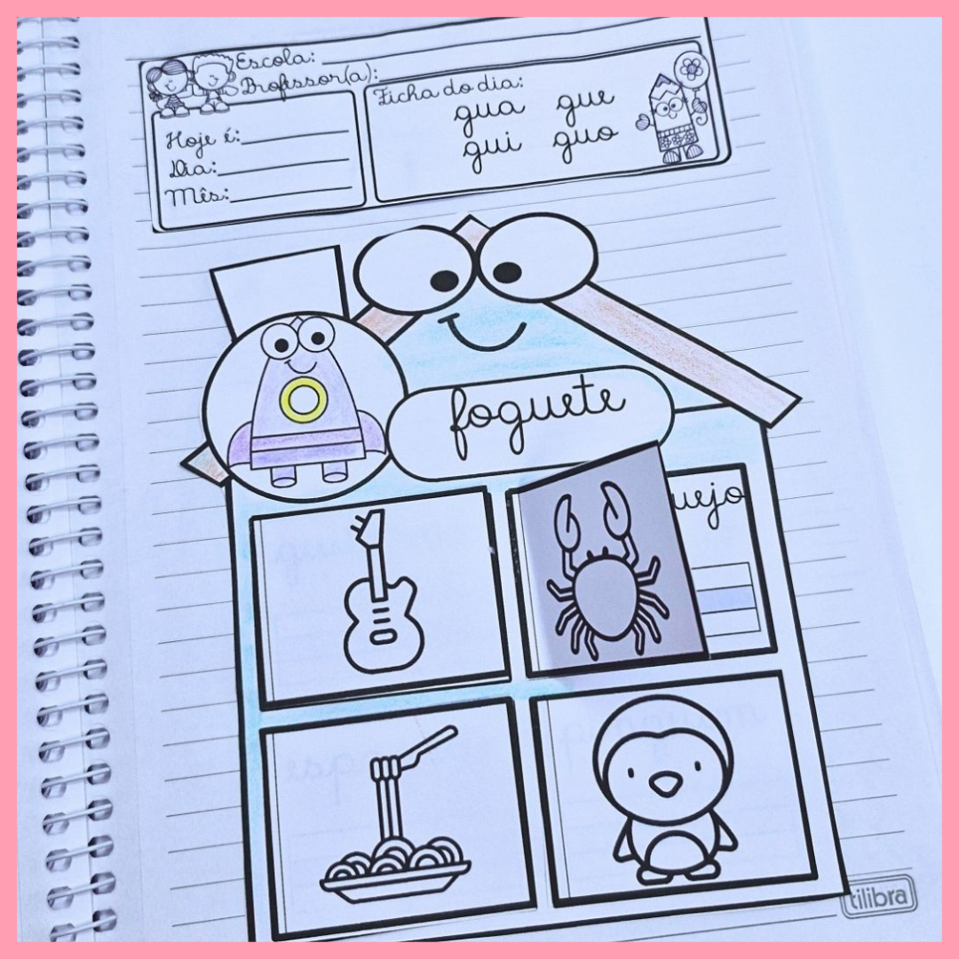 CASA DA LEITURA - CALIGRAFIA SÍLABAS COMPLEXAS