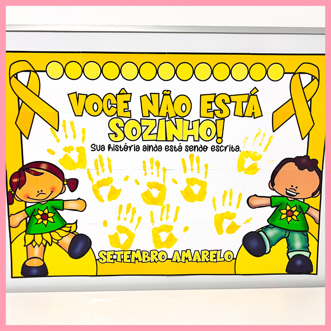 CARTAZ COLABORATIVO - SETEMBRO AMARELO