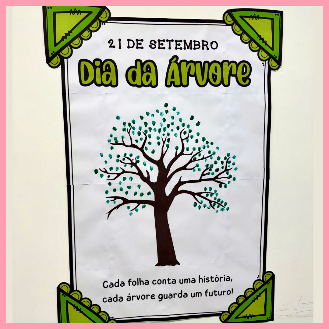 CARTAZ COLABORATIVO - DIA DA ÁRVORE