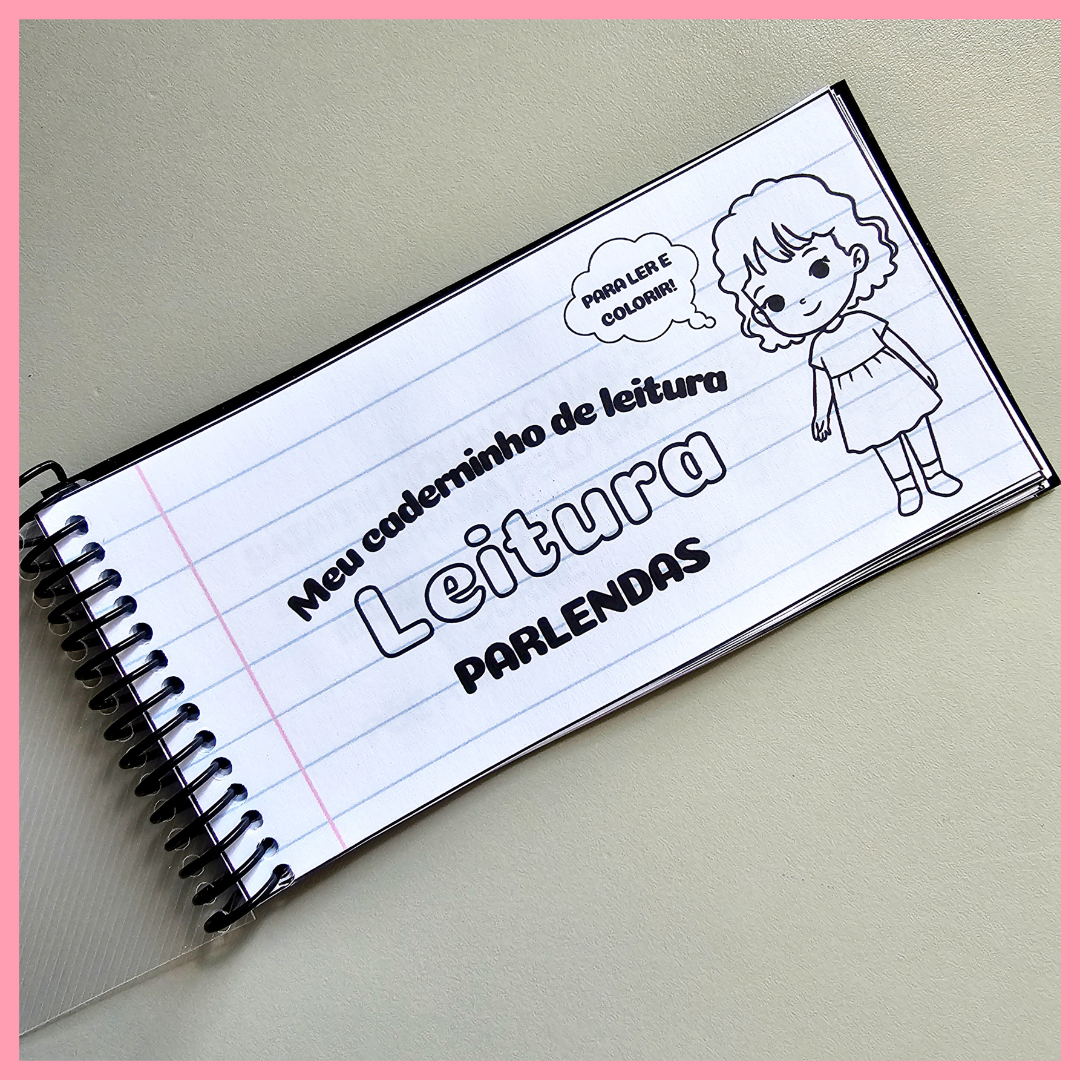 CADERNINHO DA LEITURA - PARLENDAS PARA LER E COLORIR
