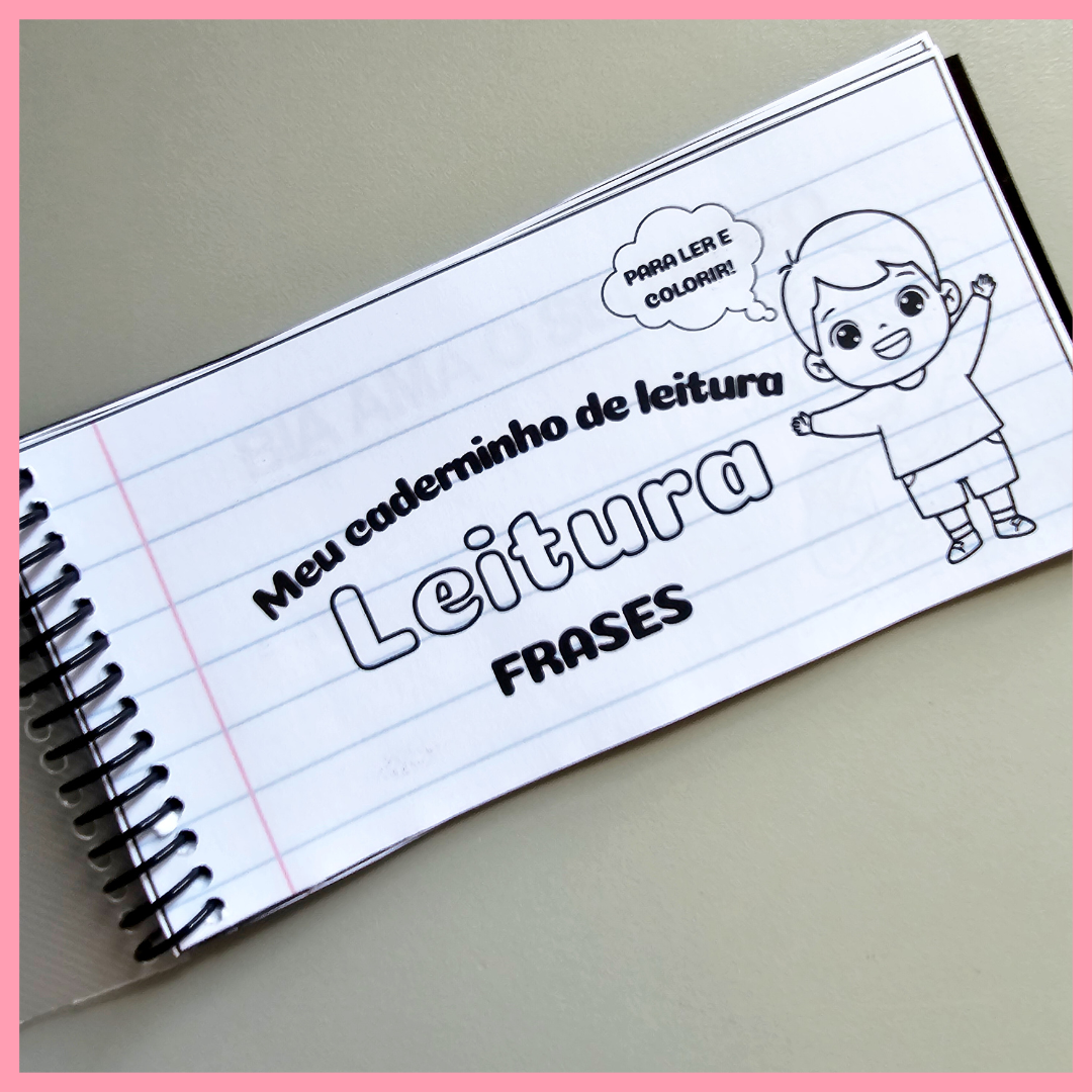 CADERNINHO DE LEITURA - FRASES
