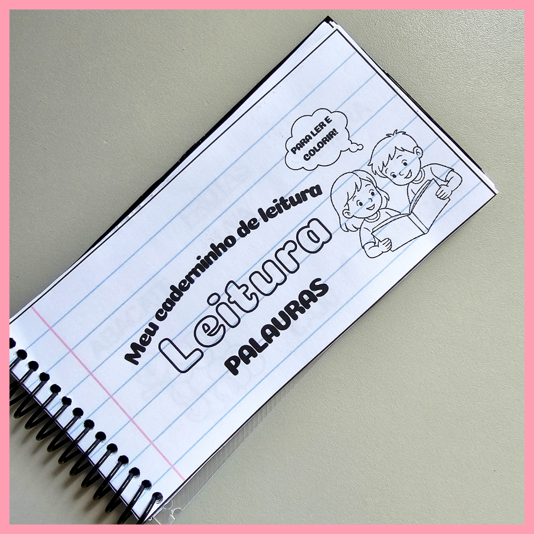 CADERNINHO DE LEITURA - PALAVRAS