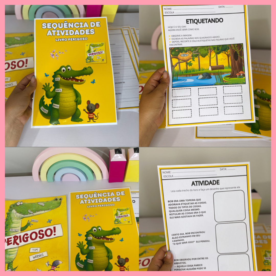 SEQUÊNCIA DE ATIVIDADES - LIVRO PERIGOSO