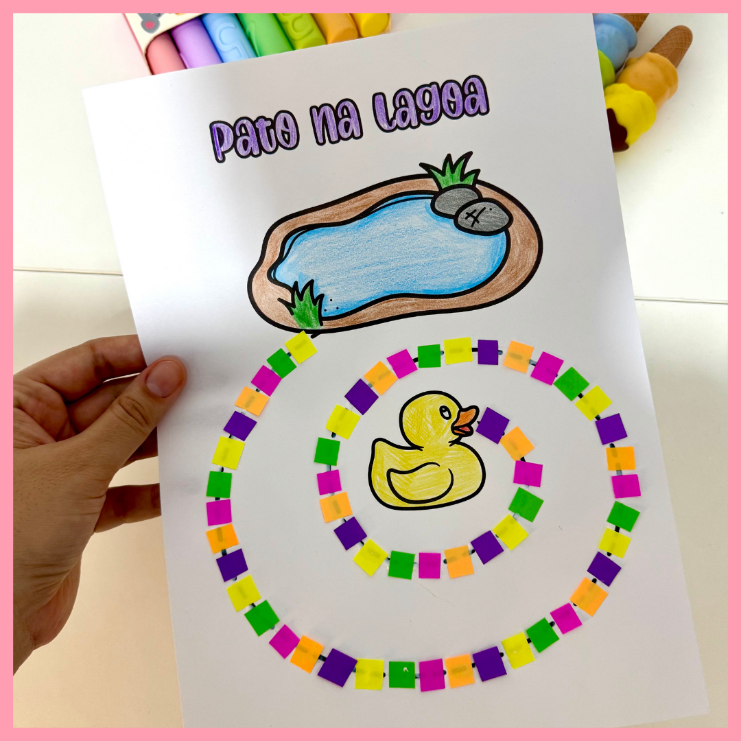 ATIVIDADE DE ARTES - PATINHO NA LAGOA