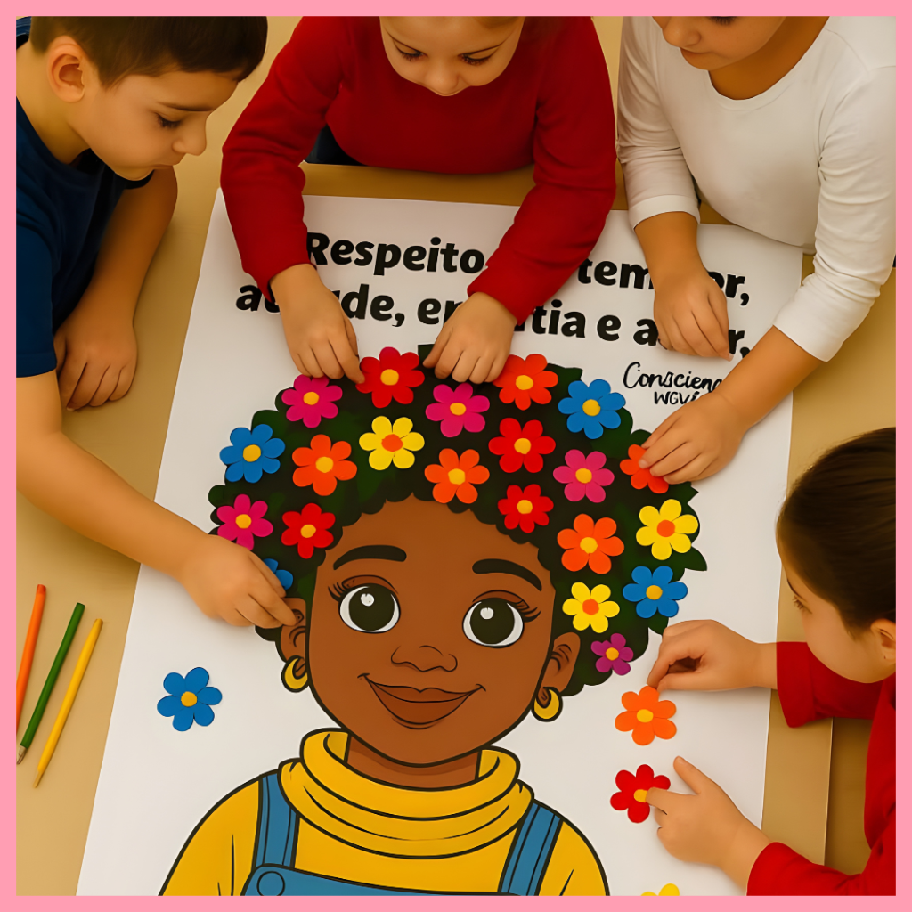 PAINEL COLAGEM – CONSCIÊNCIA NEGRA + BÔNUS – Casinha do Saber Atividades