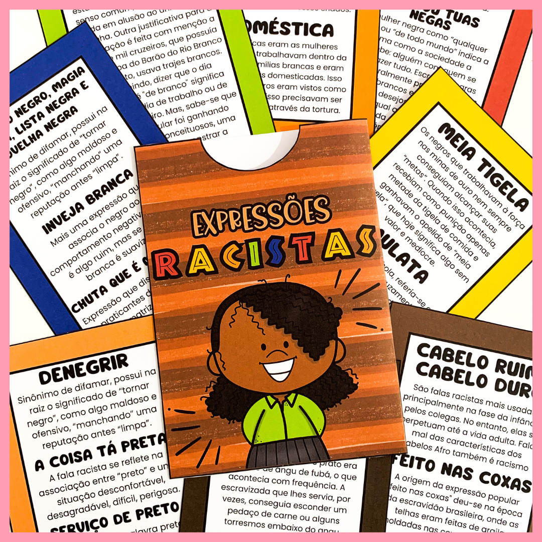FICHAS EXPRESSÕES RACISTAS
