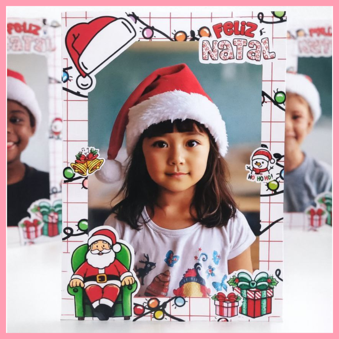 PORTA RETRATO EDITÁVEL - NATAL