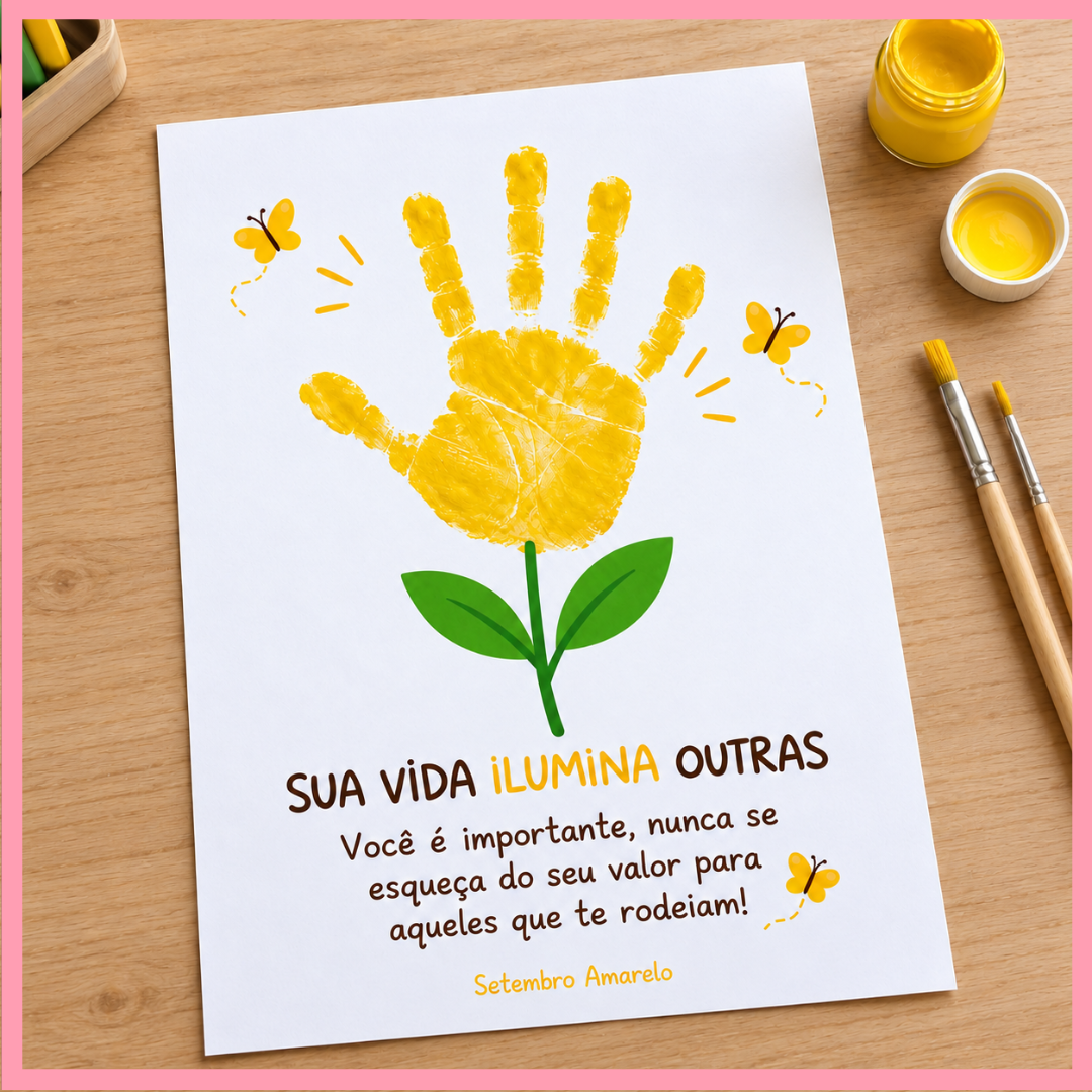 FOLHINHA SUA VIDA ILUMINA OUTRAS - SETEMBRO AMARELO
