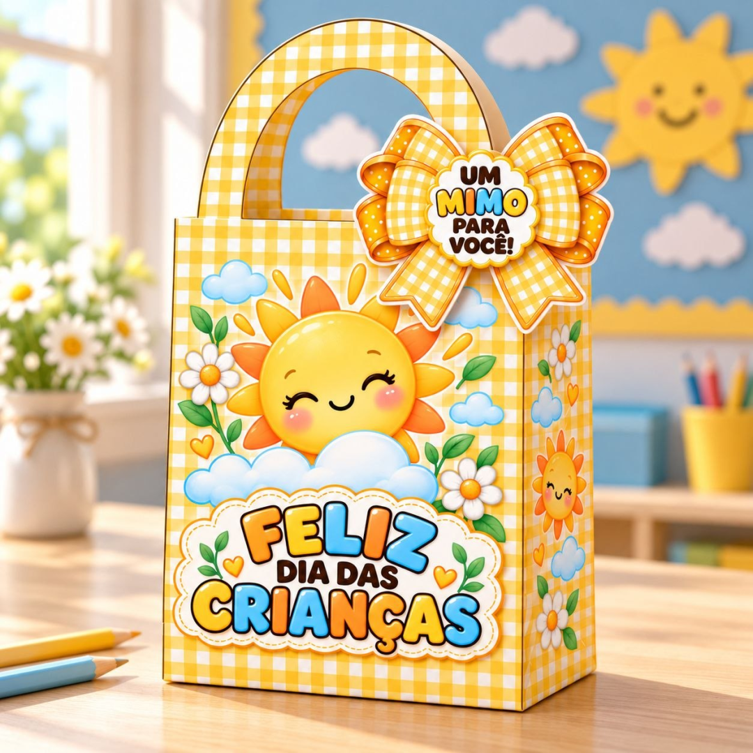 SACOLINHA DIA DAS CRIANÇAS - TEMA SOL